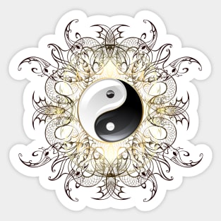 Symbol Yinyang ( Yin yang ) Sticker